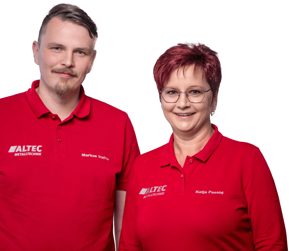 Katja Pasold und Markus Stehle - Geschäftsführer der ALTEC Metalltechnik GmbH